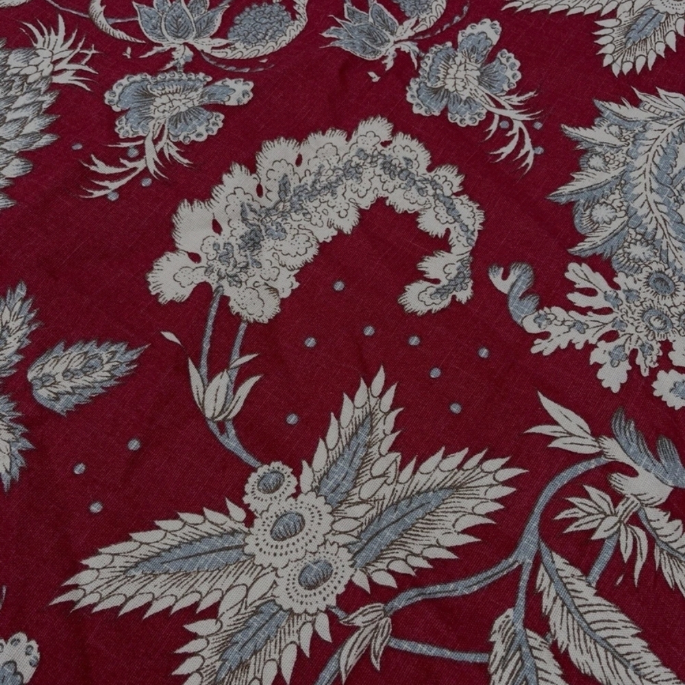 Pottery Barn Red and White Duvet Cover